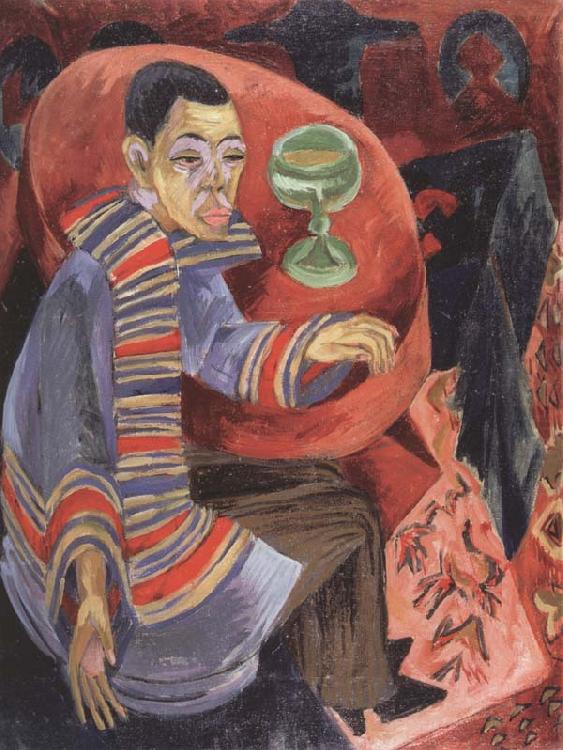 Ernst Ludwig Kirchner The Drinker china oil painting image